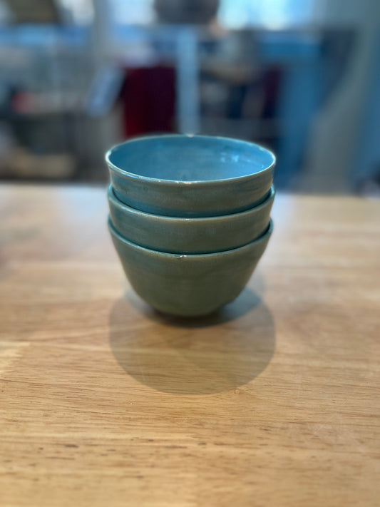 4" Wide Blue Bowl