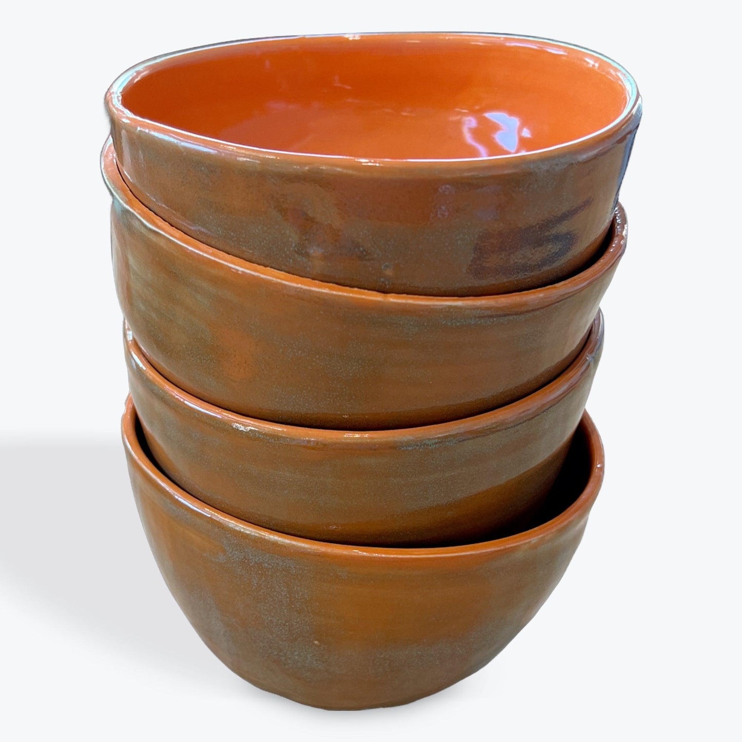 4" Wide Orange bowl